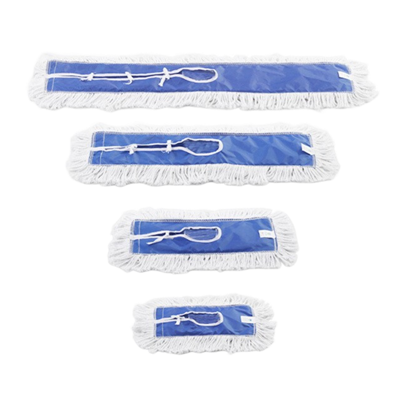 鸣固 无尘平板尘推企业商场大堂平板拖把 商用拖布墩布车间地拖工厂地板尘推 90cm替换布高清大图