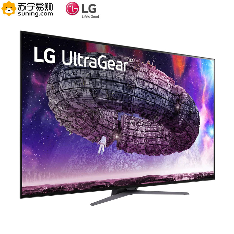 LG 47.5英寸 OLED 4K 138Hz(超频) 0.1ms (GtG) AGLR HDMI2.1 PS5 XBOX HDR 游戏 电竞 显示器 48GQ900