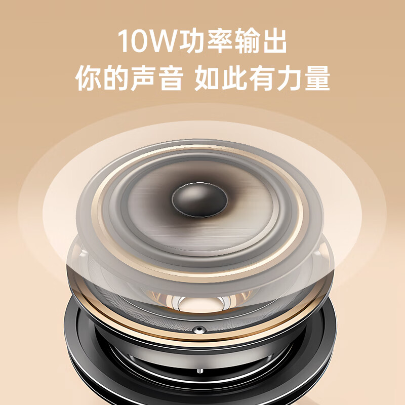 得胜(TAKSTAR)无线领夹扩音器一键录音循环播放 蓝牙连接长续航 适用于教学培训导游促销 E150W(领夹版)黑高清大图
