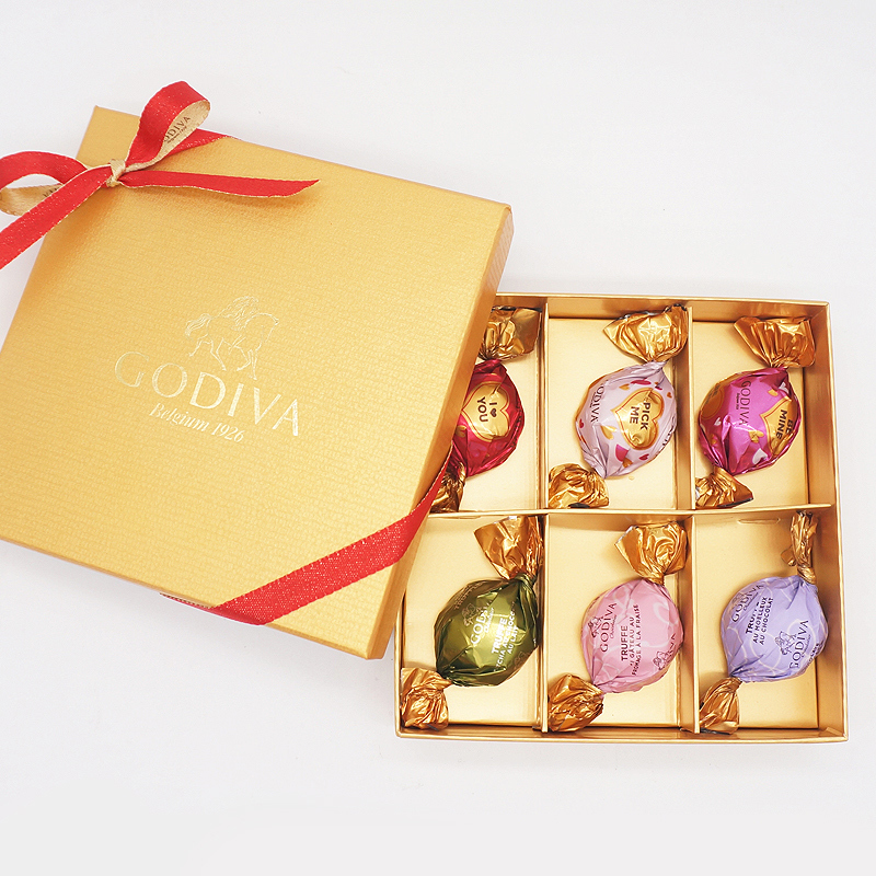 godiva歌帝梵喜糖巧克力糖果6粒装结婚伴手礼视频