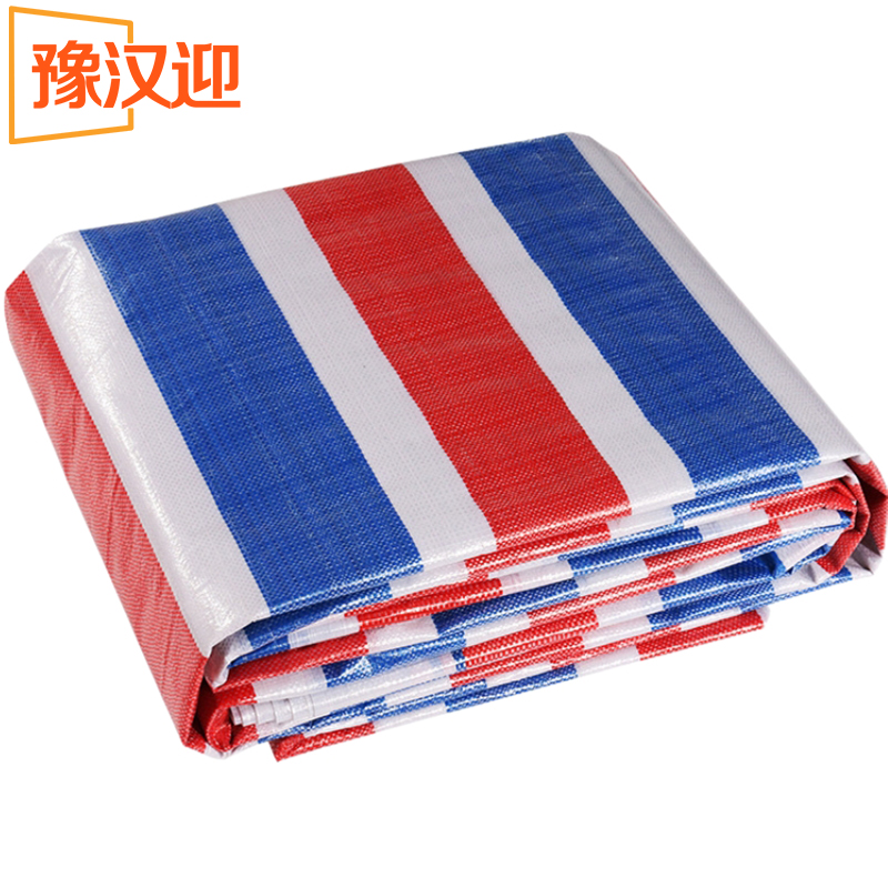 豫汉迎彩条布 塑料篷布75g平方米