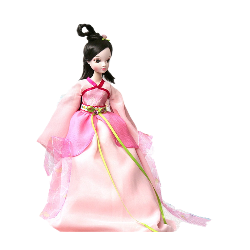 古装巴芘心怡娃娃嫦娥奔月白蛇龙女仙子七仙女花木兰文成公主 1137粉