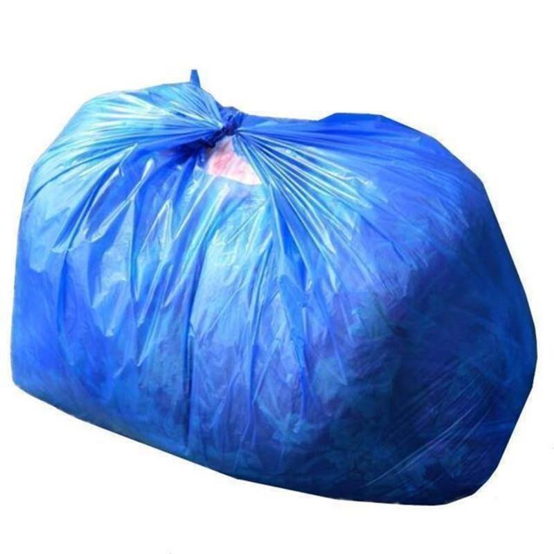 超大号蓝色塑料袋加厚打包袋特大搬家方便马甲袋背心袋子批发20个10个