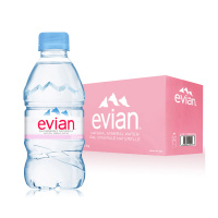 法国 evian依云矿泉水 330ml*24瓶 整箱装