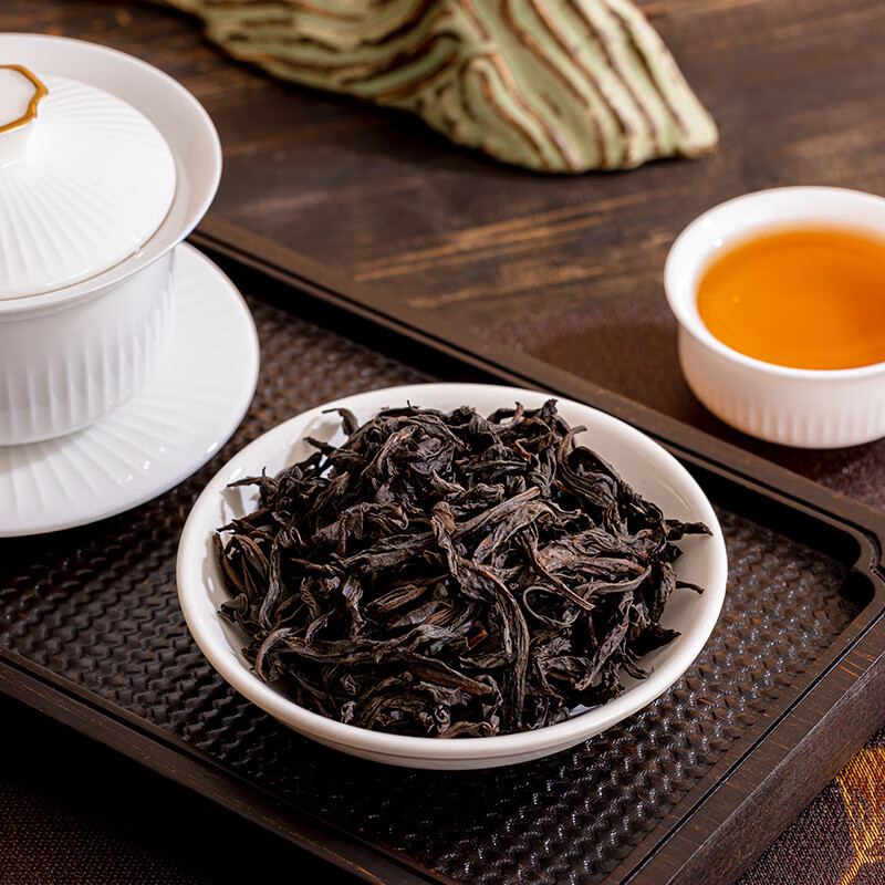 海堤中茶岩茶乌龙茶 肉桂茶叶高档礼盒装 送伴手礼小礼品长辈 海堤•大岩肉桂-乌龙茶礼盒255g高清大图