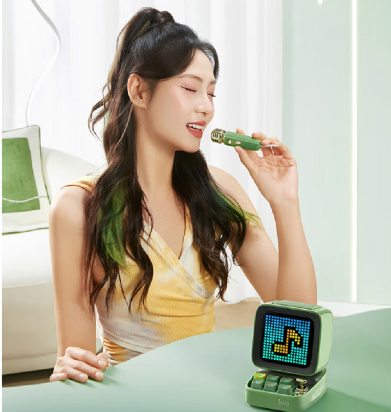 点音像素K歌音箱Ditoo 5Mic(绿色)高清大图