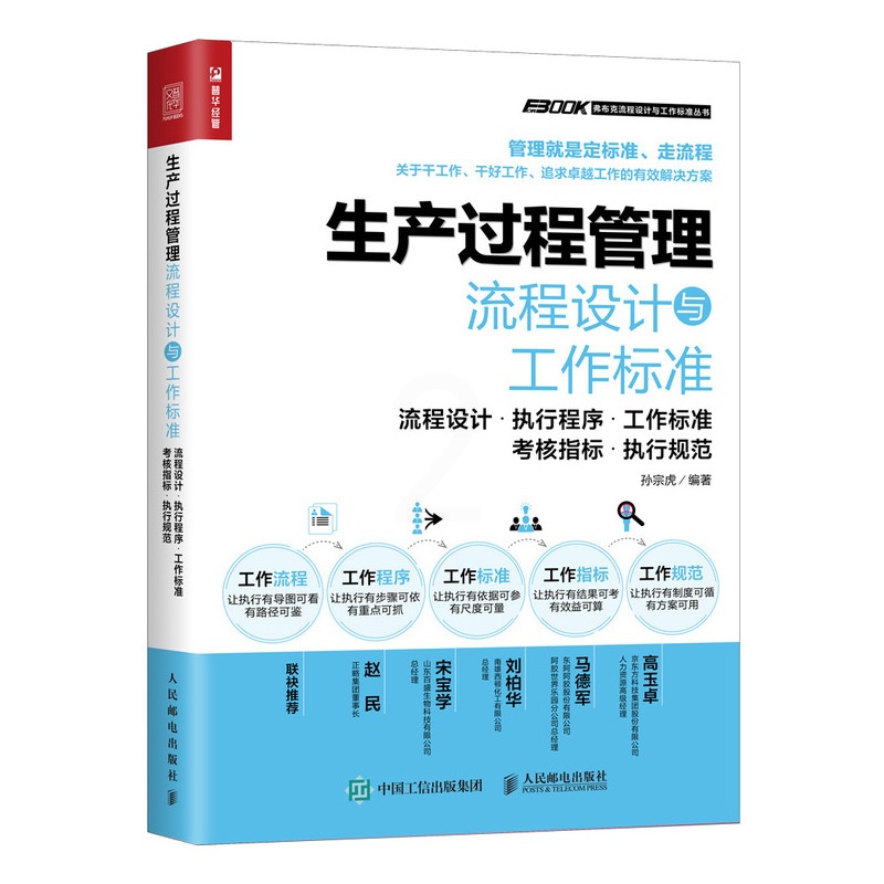 [正版] 生产过程管理流程设计与工作标准 生产与运作管理 人民邮电出版社 书籍高清大图