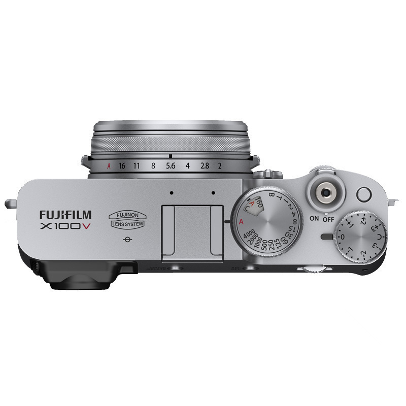 富士(FUJIFILM) 数码相机 X100V 银色 (比微单相机更便携,扫街神器!)