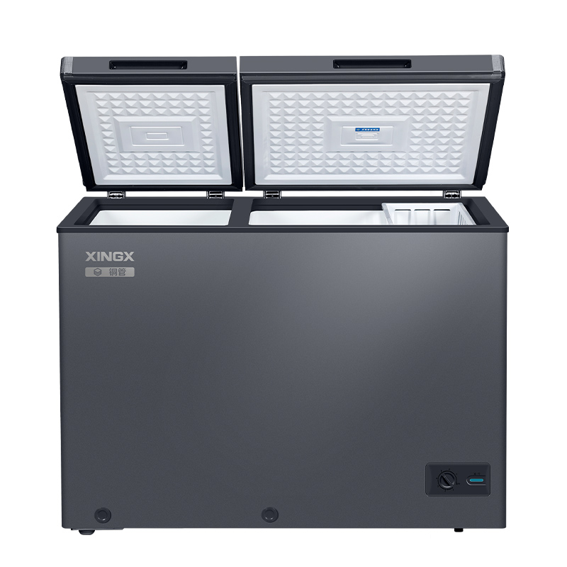 星星XINGX 双温卧式冷藏冷冻家用冷柜晶钻包角中梁除霜 冷藏铜管蒸发器 PCM合金内胆 BCD-210XC/DC高清大图