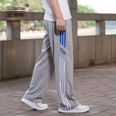 男士运动裤春秋长裤直筒卫裤大码透气篮球训练裤宽松跑步健身裤