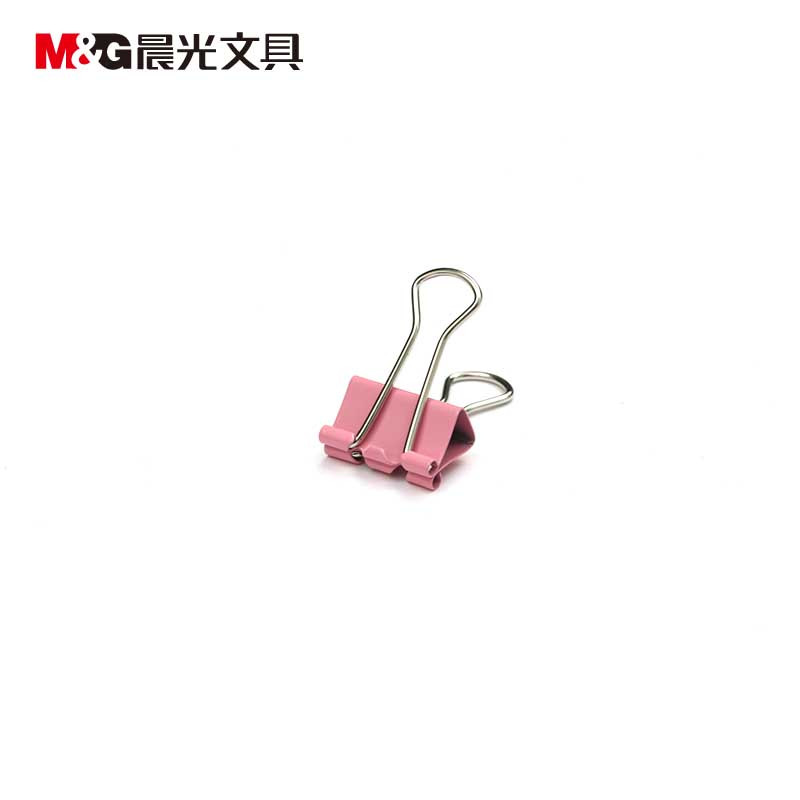 晨光彩色长尾夹19mm ABS91608 40个/筒