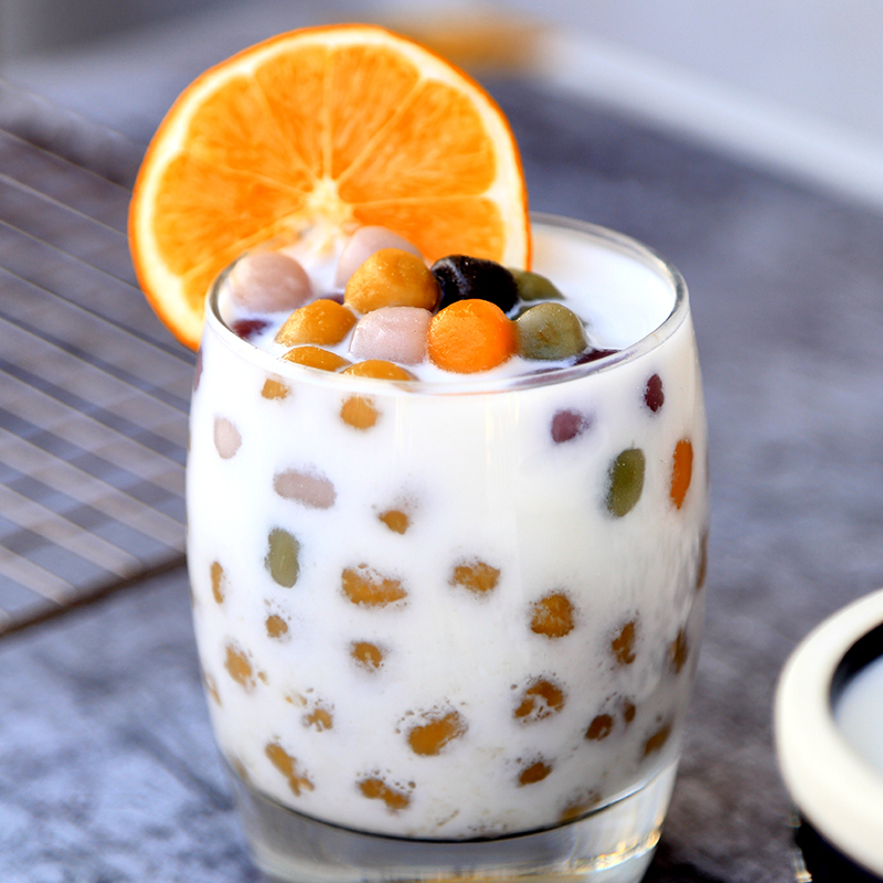 抹茶小芋圆500克星芋小芋圆奶茶店专用小圆子成品三色鲜芋仙珍珠芋圆