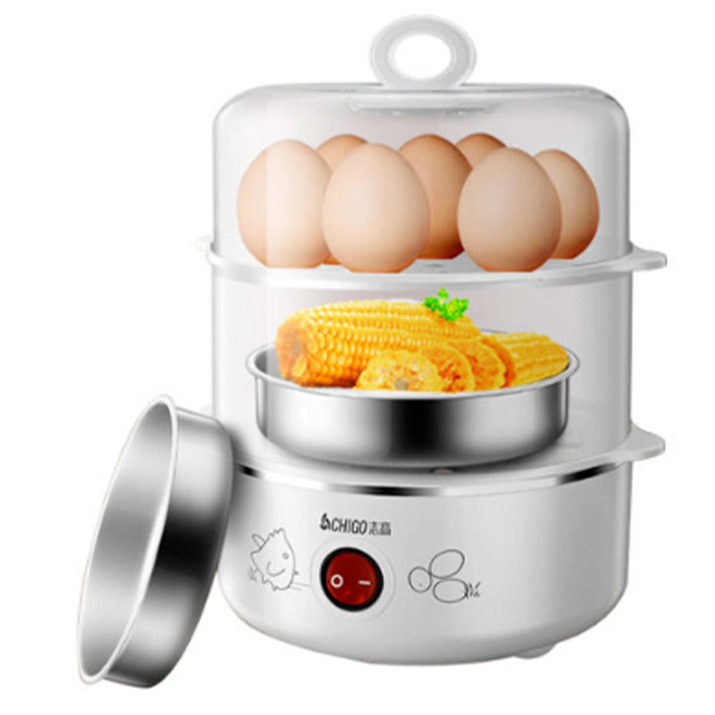 志高(CHIGO)ZDQ210 志高煮蛋器高清大图