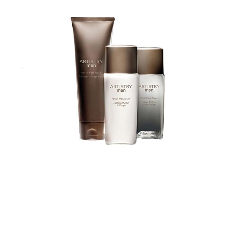 Amway安利雅姿 男士护肤品平衡保湿礼盒化妆品 套装洁面乳115g+乳液150g+爽肤水150g 套装