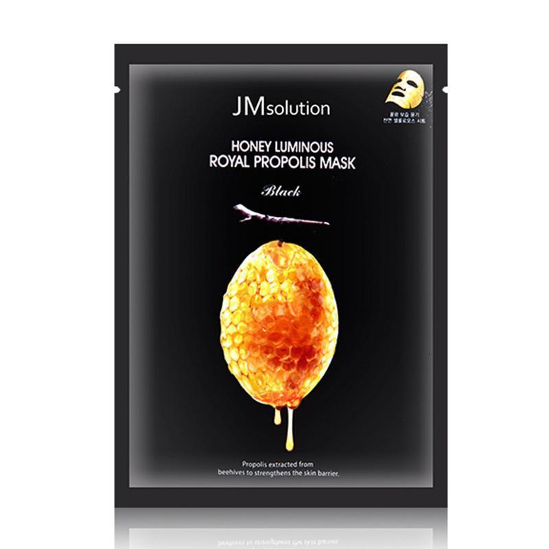 JMsolution肌司研莹润蜂胶面膜10片 JM水光蜂蜜面膜 面贴膜 补水保湿 新老包装随机发货