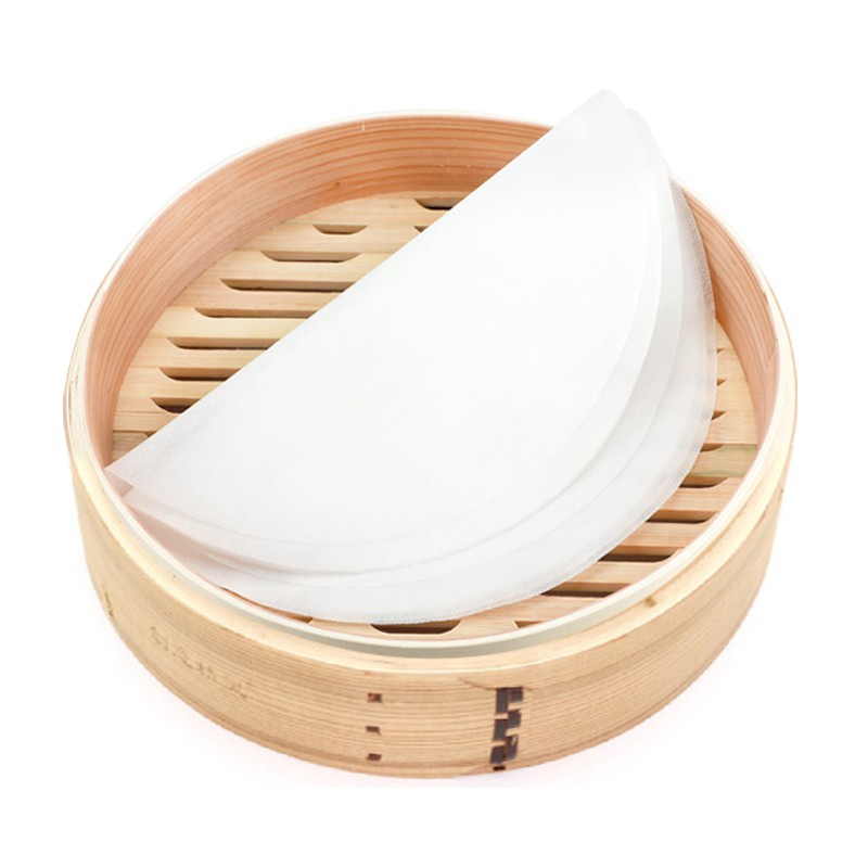 宜洁 一次性家用圆形不易沾笼屉纸蒸笼布φ22.5cm30片装 Y-9346高清大图