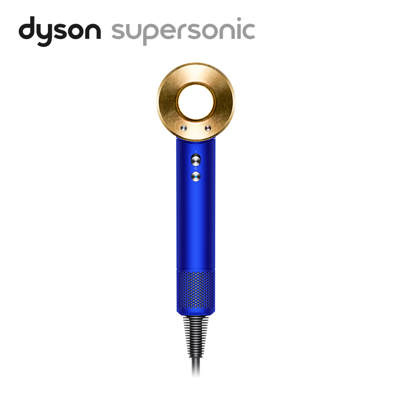戴森(Dyson)HD01蓝金礼盒特别版电吹风大功率6分钟干发手持平衡负离子恒温护发过热保护