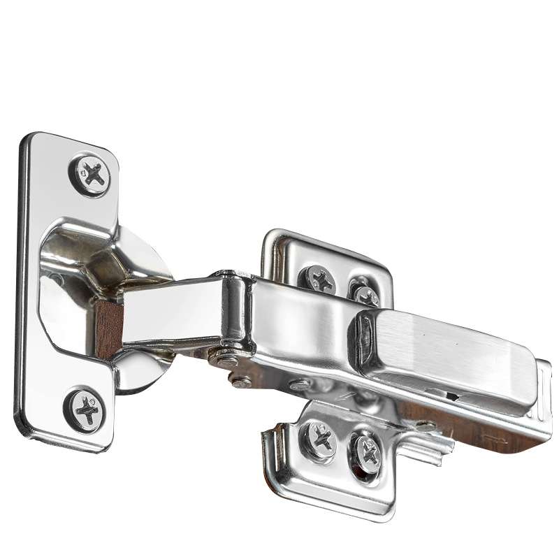 卡贝 304不锈钢铰链合页柜门铰链 阻尼静音 固定式直弯全盖铰链