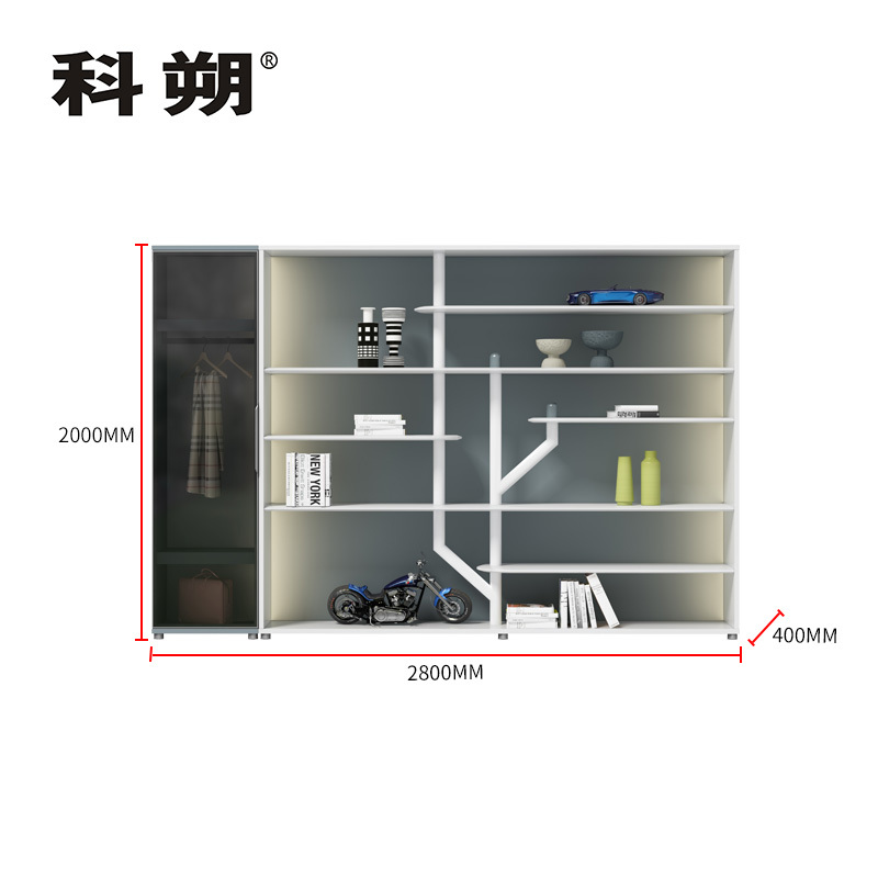 科朔 文件柜 资料柜 木质办公文件柜 书柜办公柜KS-09F2802