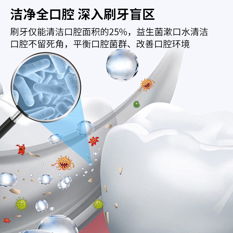 漱口水便携男女士簌口水清新口气含漱液便携装一次性 薄荷味