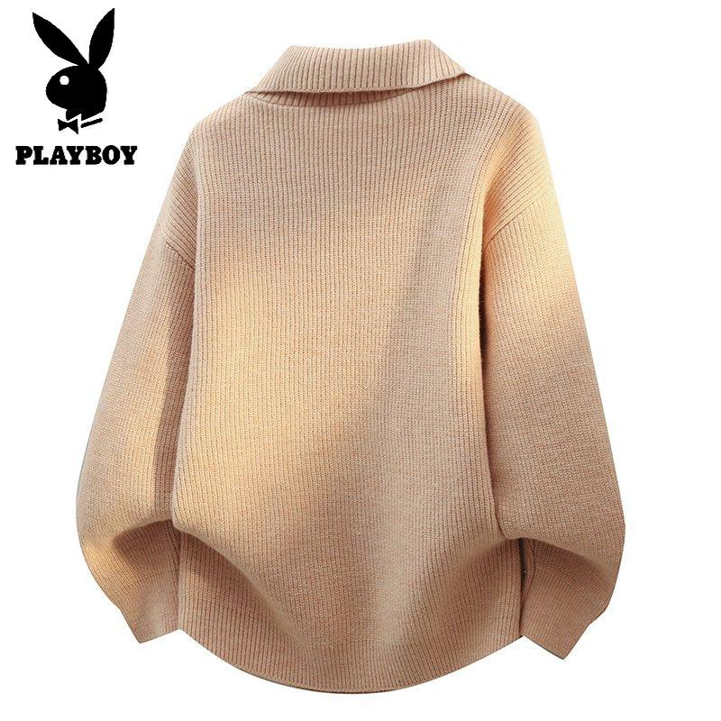 花花公子新款【新款】2025年秋冬款翻领针织毛衣男群文件11.30_189_565高清大图