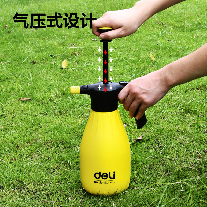 得力 浇花喷壶 喷雾器园艺喷水壶2L(绿) DL581021Y