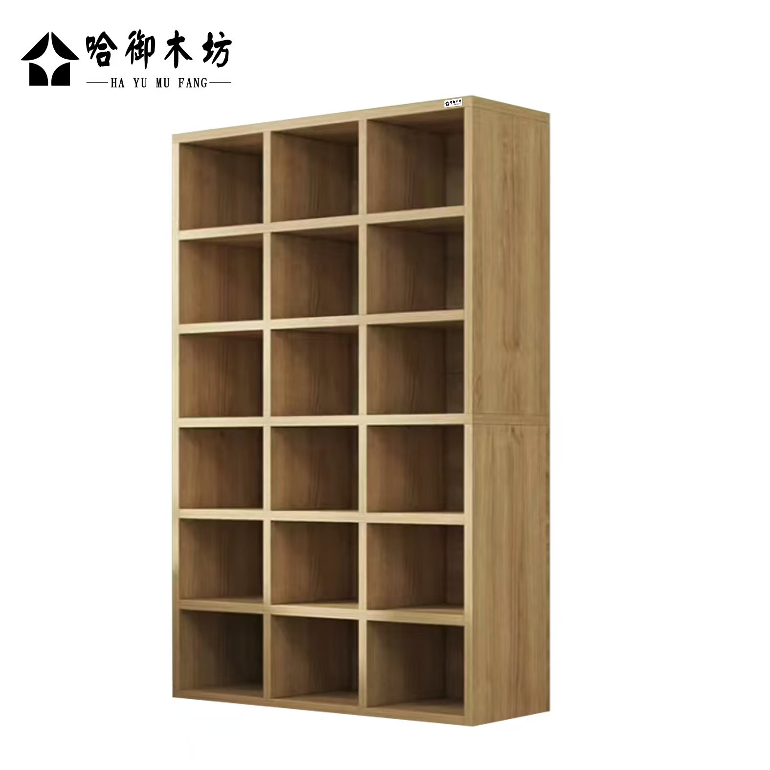 哈御木坊可定制双柱双面书架可拆装900*450*2000mm/组