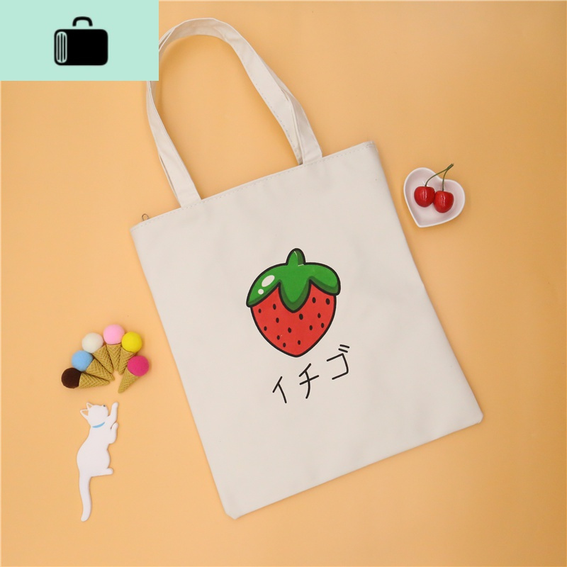 学生简约百搭ins小清新帆布包女单肩文艺时尚托特包大手提袋韩国new