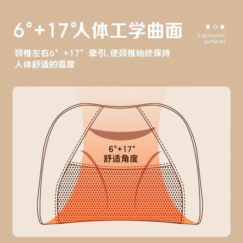 安又可肩颈按摩器T300智能热敷按摩仪多模式放松护颈设计高清大图