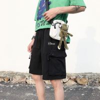梵克公牛夏季常规港风工装短裤复古休闲裤 控