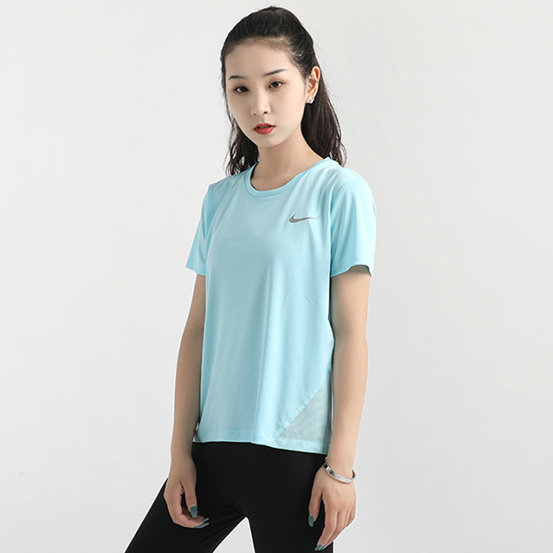 NIKE耐克短袖女运动健身训练速干透气T恤AJ8122-434
