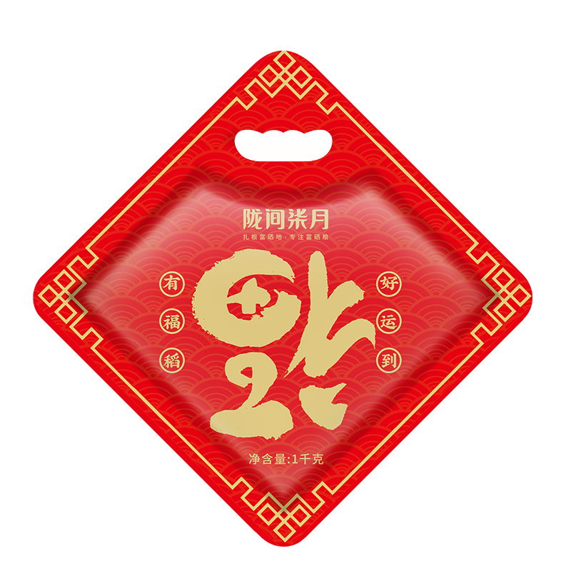 陇间柒月 福稻大米1kg(C01新款双层包装)