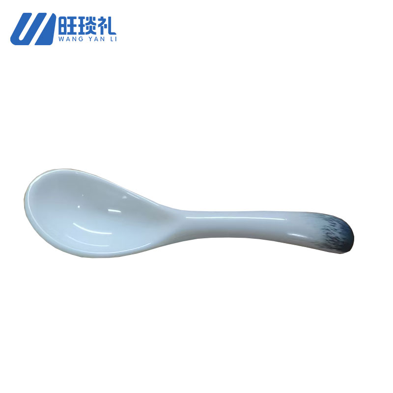 旺琰礼小勺密胺瓷A8料把长15厘米/个高清大图