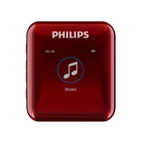 [送礼包]飞利浦 SA2816 MP3蓝牙音乐播放器 HIFI无损发烧母带级 有屏学生英语听力随身听 无内存插卡型 红色