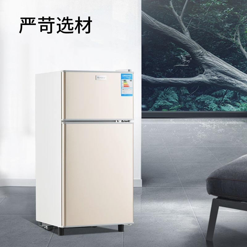 双门小冰箱家用小型租房宿舍切夫曼迷你冷藏冷冻二人中型电冰箱_双门122省电款