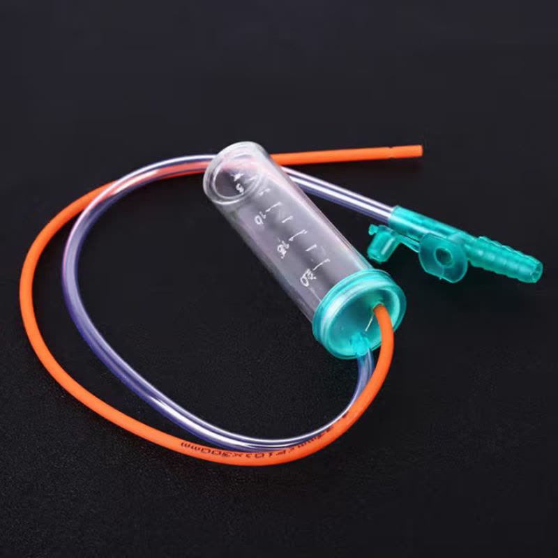 医用一次性使用吸痰器 红橡胶吸痰器新生儿婴儿吸痰管吸痰器 pvc材质25只图片