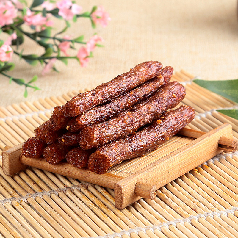 素火爆鸡筋辣条麻辣素食面筋8090后怀旧零食小吃多省 50袋大包装