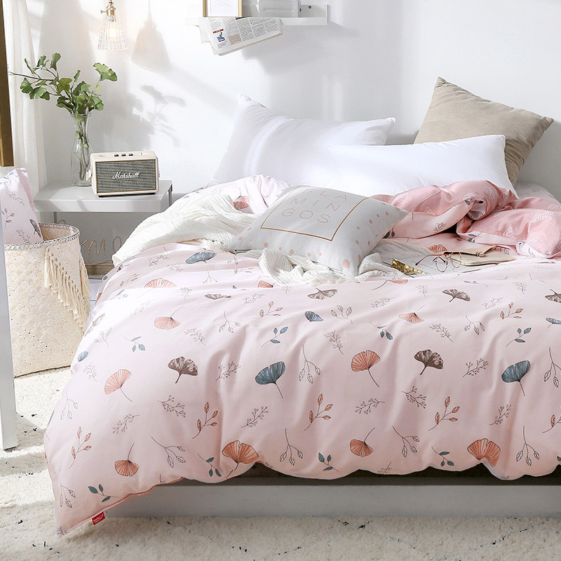 谷蝶全棉单人学生被套单件150x200双人儿童纯棉1.5米宿舍被罩200x230_93_595 单被套：150x200cm【斜纹全棉】适合150x200被子 依蓓