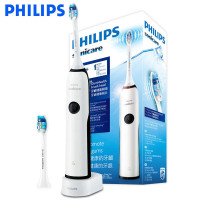 飞利浦（PHILIPS） 电动牙刷 HX3226/51 成人充电式 声波震动牙刷 智能计时呵护牙龈美白牙齿 神秘黑