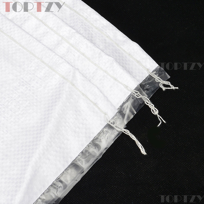 toptzy TZ5071237 编织袋白色覆膜防水防潮蛇皮袋 500*800mm 50个高清大图