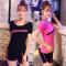 瑜伽服套装女夏跑步健身房运动套装显瘦瑜珈服紧身三件套短袖