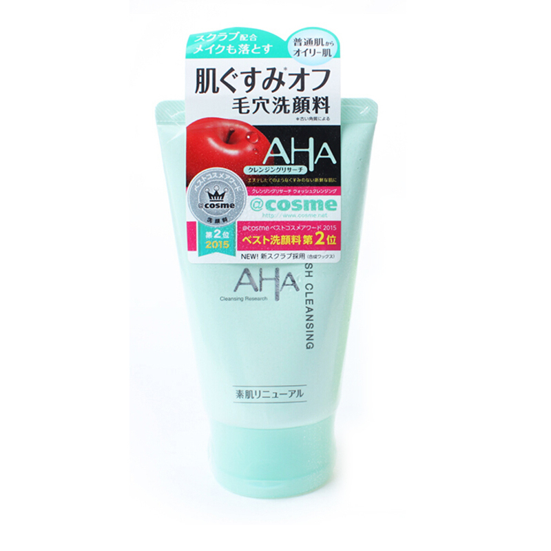 BCL AHA 酵素果酸柔肤洗面奶卸妆洗颜化妆水三合一洁面乳120g