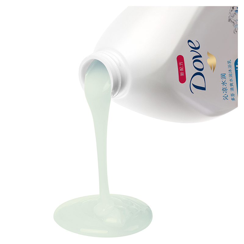 多芬(Dove)沐浴露 清爽水润沐浴乳 沁凉水润1KG[联合利华]