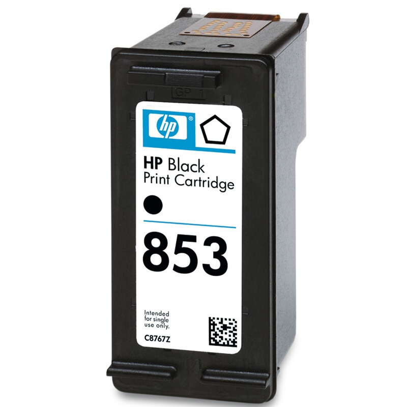 惠普(HP)853黑色墨盒 c8767zz 适用机型2608 7208 6548 6848 7108 7208