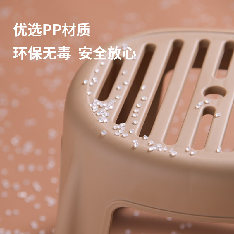 禧天龙(Citylong)D-2050哈伦凳4个装 加厚塑料凳经济型家用客厅防滑餐桌凳简约可摞叠便携高清大图