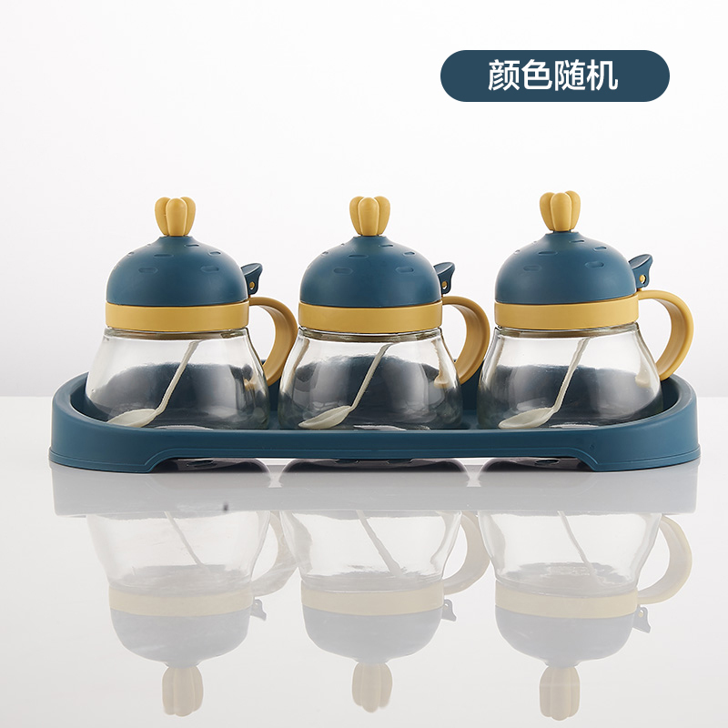 调料盒套装玻璃调料罐组合装油壶胡椒粉调味瓶调味瓶罐