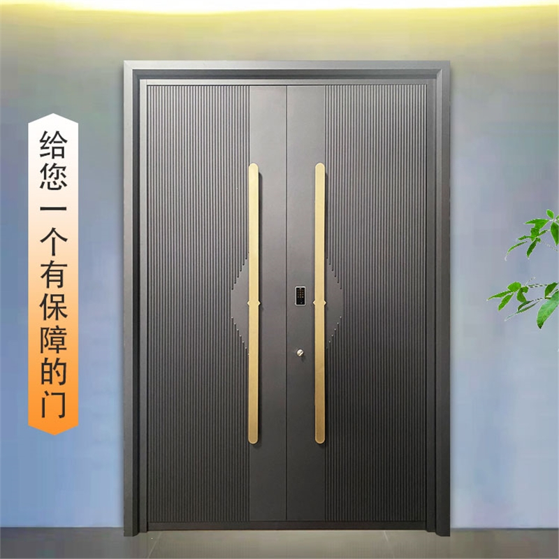 古达定制铸铝门别墅大门双开盗门进户入户子母门家用农村自建房大门