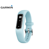 garmin佳明 智能手环Vivosmart4户外多功能心率登山跑步游泳骑行智能腕表手环 浅蓝色 标准
