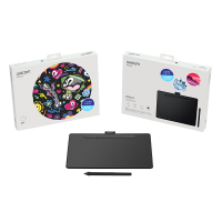 和冠 Wacom CTL-6100/K0 数位板 绘画板 4096级压感 电磁压感式 USB2.0 黑色中号