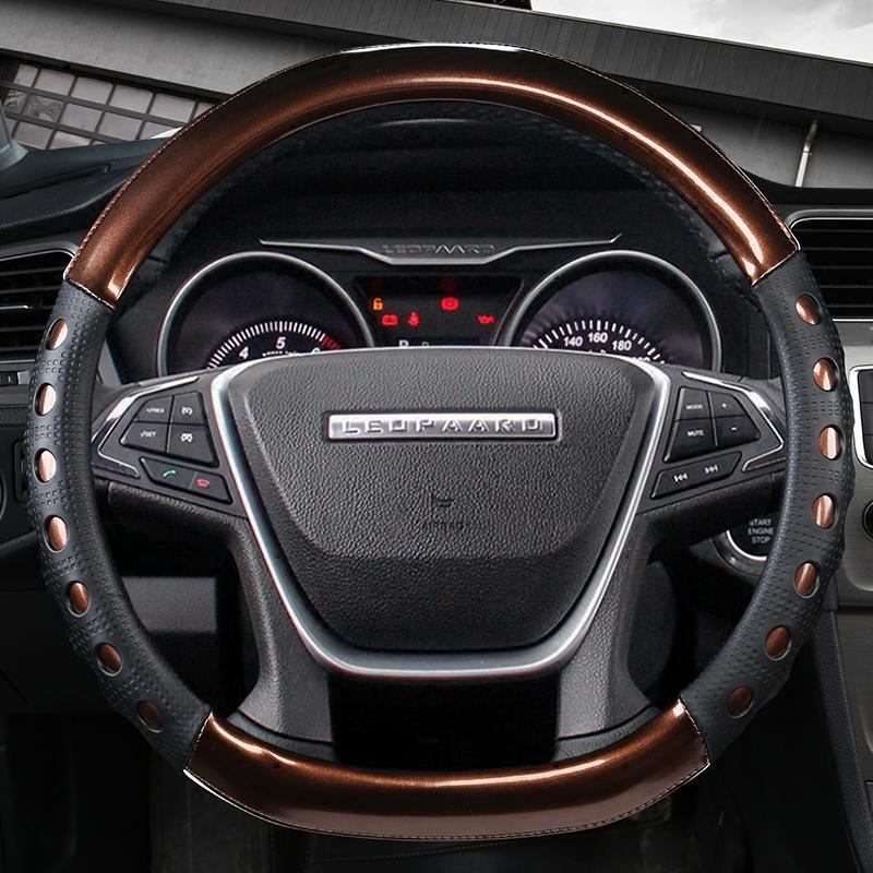 猎豹cs10方向盘套cs9方向盘套改装专用汽车d型把套四季通用